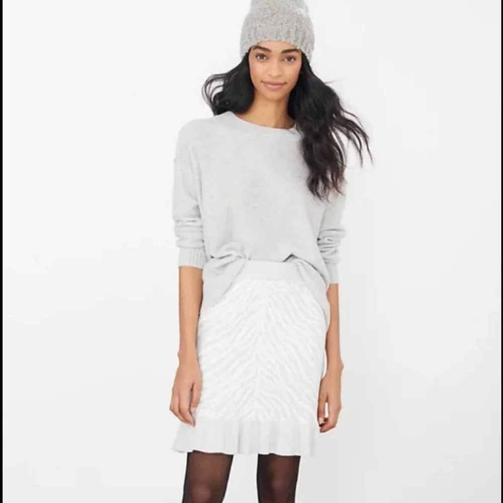 Anthropologie Dolan Zebra ruffle knot skirt new with tags stretch waist